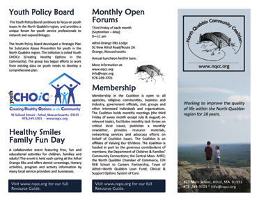 North Quabbin Community Coalition Brochure